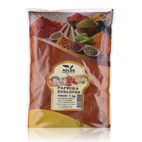 Gewürz Paprika edelsüss 1KG-Packung
