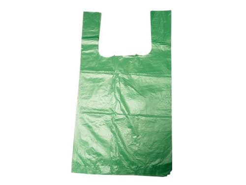 HDPE Tragetasche 48cm - grün