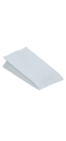 Warmhaltebeutel für 1-1 Hähnchen, weiß (GH1) 2-lagig: Kraftpapier+HDPE-Folie
